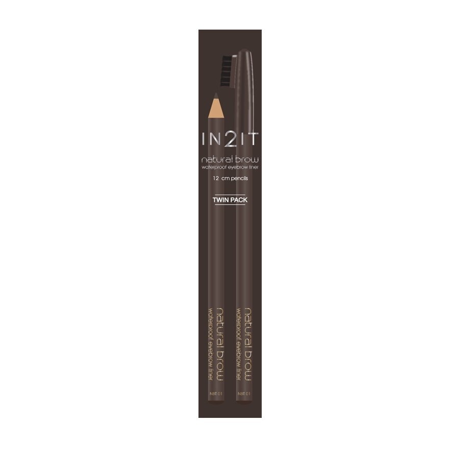 Natural Brow WP Eyebrow Liner Deep Brown NBT01