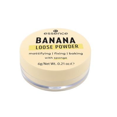 ESSENCE - Banana Loose Powder In A Soft Yellow Shade Including A Sponge