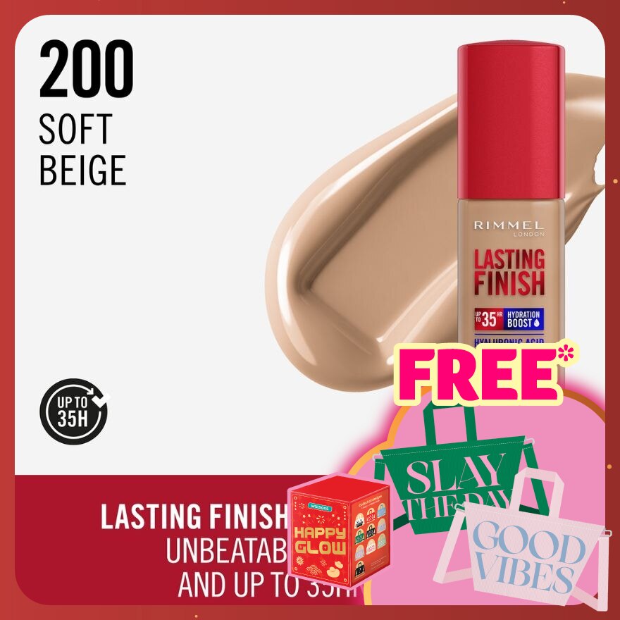 Lasting Finish 35HR Foundation 200 Soft Beige