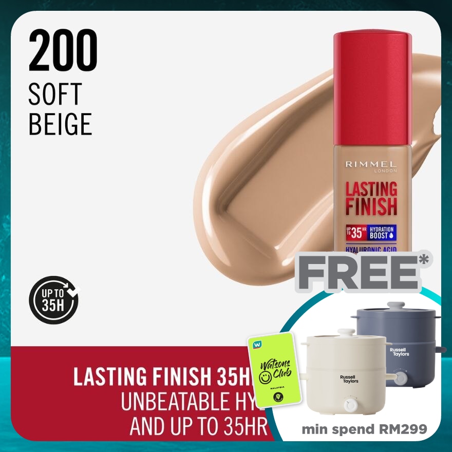 Lasting Finish 35HR Foundation 200 Soft Beige
