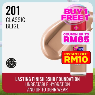 RIMMEL Lasting Finish 35HR Foundation 201 Classic Beige