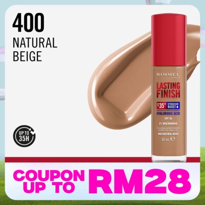 RIMMEL Lasting Finish 35HR Foundation 400 Natural Beige