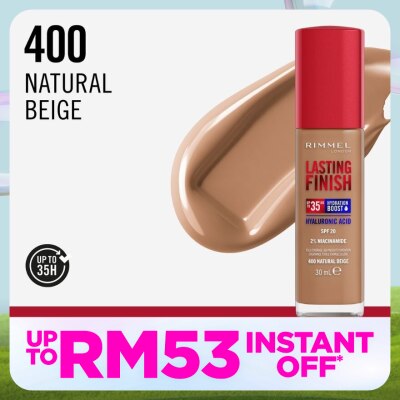 RIMMEL Lasting Finish 35HR Foundation 400 Natural Beige