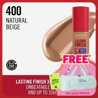 RIMMEL Lasting Finish 35HR Foundation 400 Natural Beige