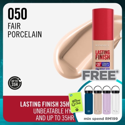 RIMMEL Lasting Finish 35HR Foundation 050 Fair Porcelain