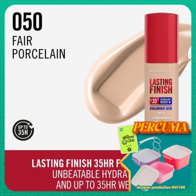 RIMMEL - Lasting Finish 35HR Foundation 050 Fair Porcelain