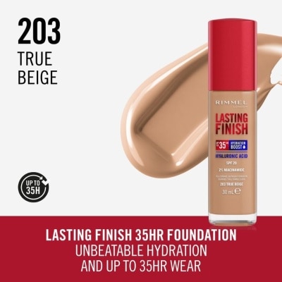 RIMMEL Lasting Finish 35HR Foundation 203 True Beige