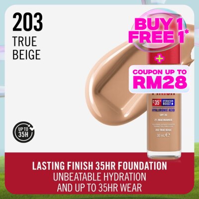 RIMMEL Lasting Finish 35HR Foundation 203 True Beige
