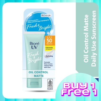 BIORE UV Fresh & Bright Oil Control Matte 30g