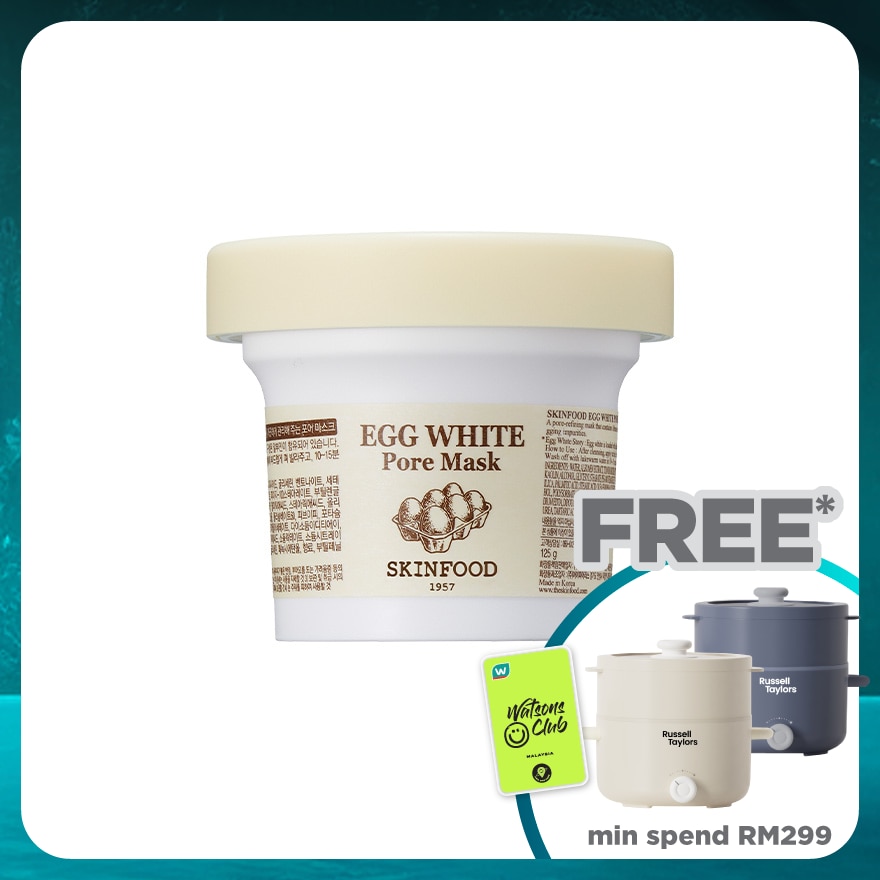 Egg White Pore Wash-Off Mask 120g