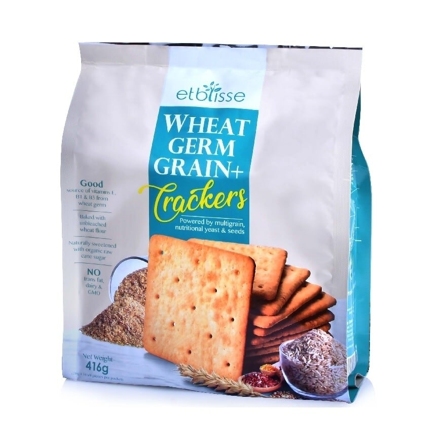 Wheat Germ Grain+ Crackers 26G X 16S