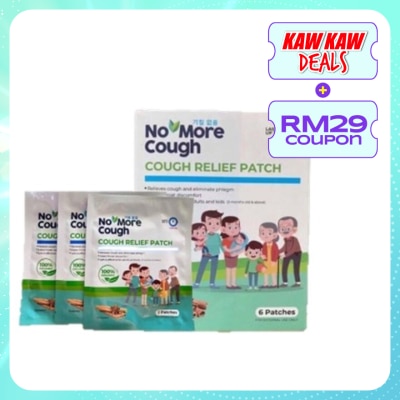 NO MORE COUGH No More Cough Cough Relief Patch 6’s