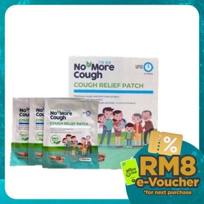 NO MORE COUGH No More Cough Cough Relief Patch 6’s