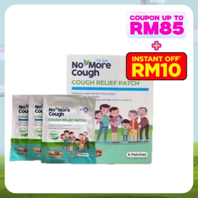 NO MORE COUGH No More Cough Cough Relief Patch 6’s