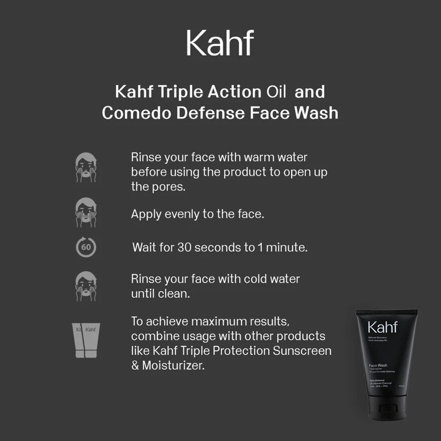 Triple Action Oil and Comedo Defense Face Wash 100ml