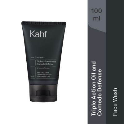 KAHF - Triple Action Oil and Comedo Defense Face Wash 100ml