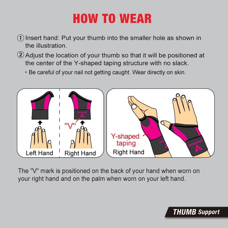 Thumb Armor Pink M-L