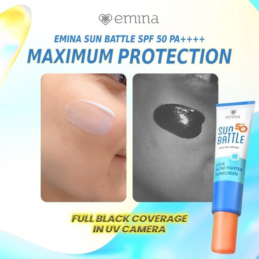 Sun Battle SPF 50 PA CicaAcne Fight Sunscreen 30ml