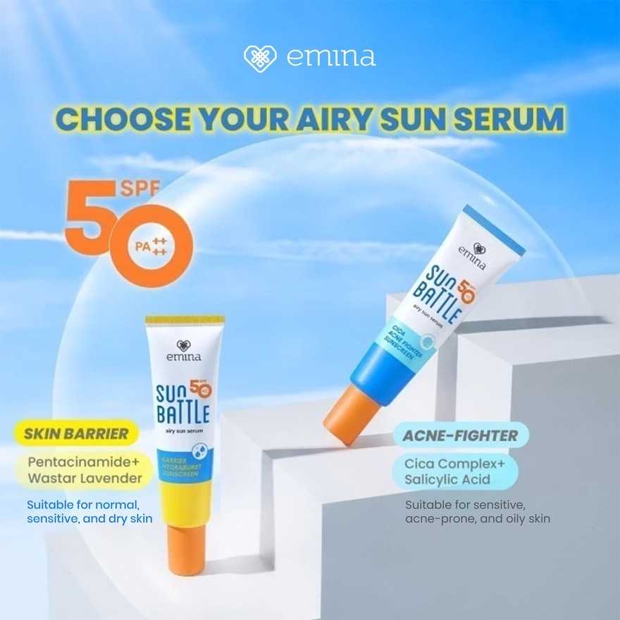 Sun Battle SPF 50 PA CicaAcne Fight Sunscreen 30ml