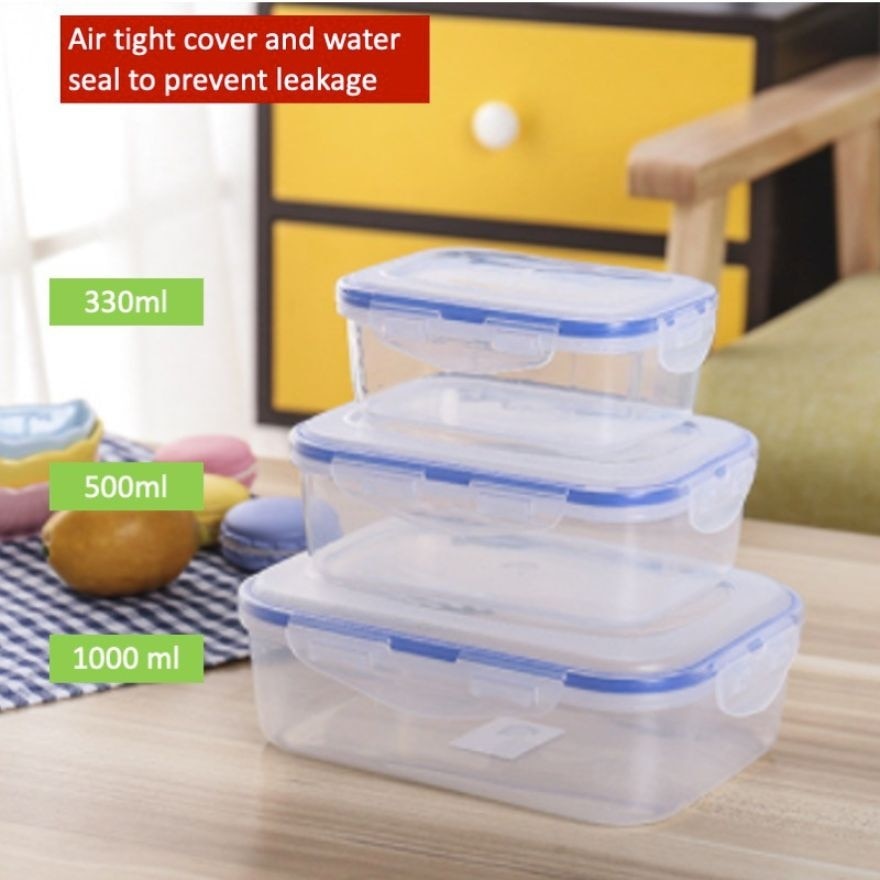 Airtight Lock Food Container 3pcs