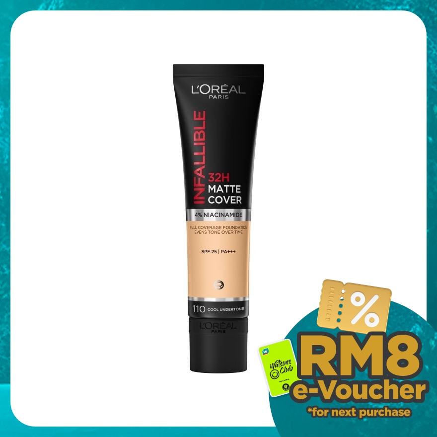 L'OREAL PARIS MAKEUP Infallible 32 Hours Promatte Tube Foundation