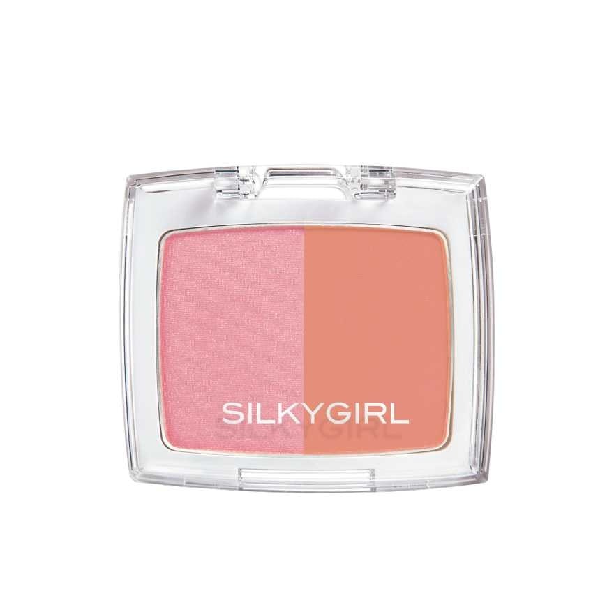 Shimmer Duo Blusher 01 Cheeky Peach