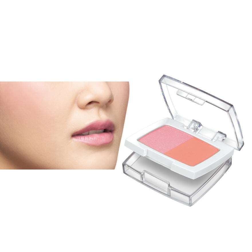 Shimmer Duo Blusher 01 Cheeky Peach