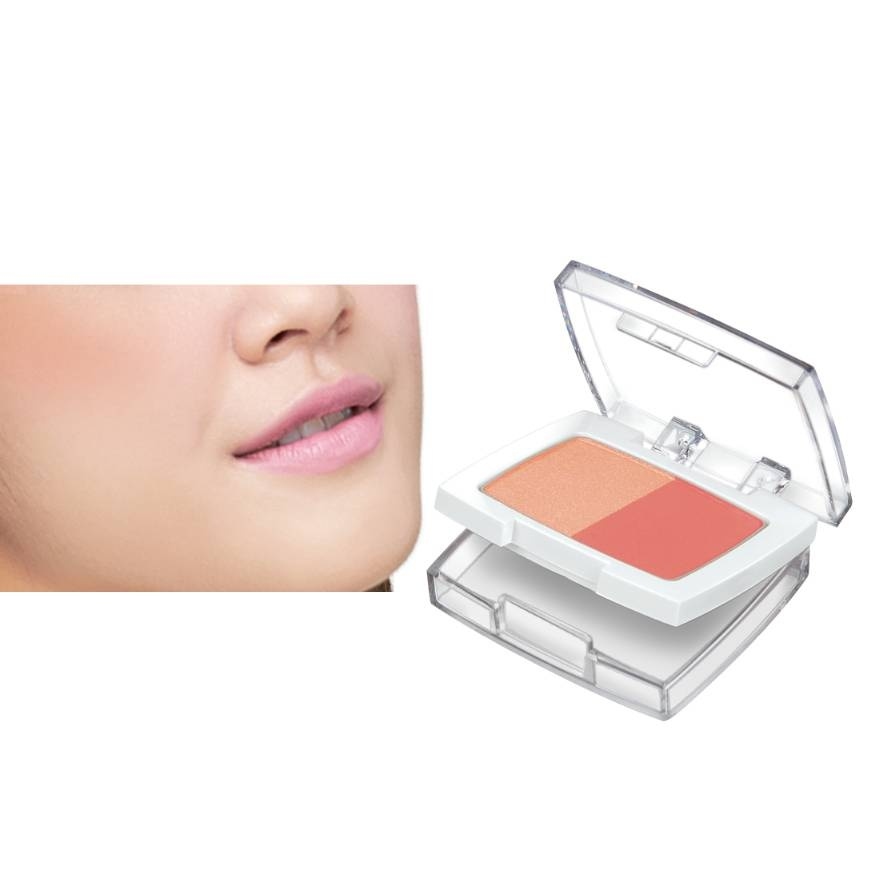 Shimmer Duo Blusher 02 Coral Glow