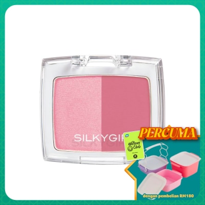SILKYGIRL - Shimmer Duo Blusher 03 Rose Petal