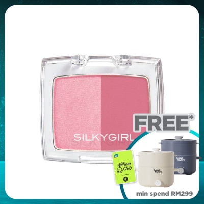 SILKYGIRL Shimmer Duo Blusher 03 Rose Petal