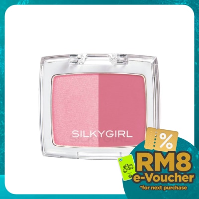SILKYGIRL Shimmer Duo Blusher 03 Rose Petal