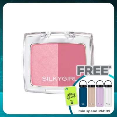 SILKYGIRL Shimmer Duo Blusher 03 Rose Petal