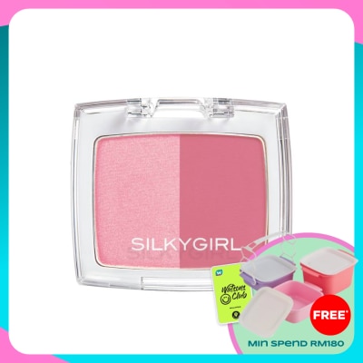 SILKYGIRL Shimmer Duo Blusher 03 Rose Petal