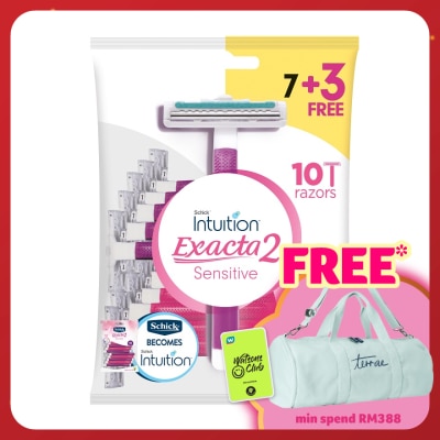 SCHICK Intuition Exacta 2 Sensitive 7+3s
