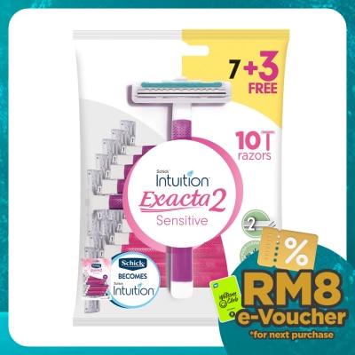 SCHICK Intuition Exacta 2 Sensitive 7+3s
