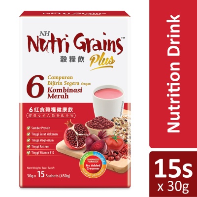 NH NUTRI GRAINS - Plus With 6 Red (30g X 15s)