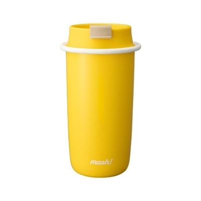 MOSH Latte Series Tumbler With Straw Yellow 480ml