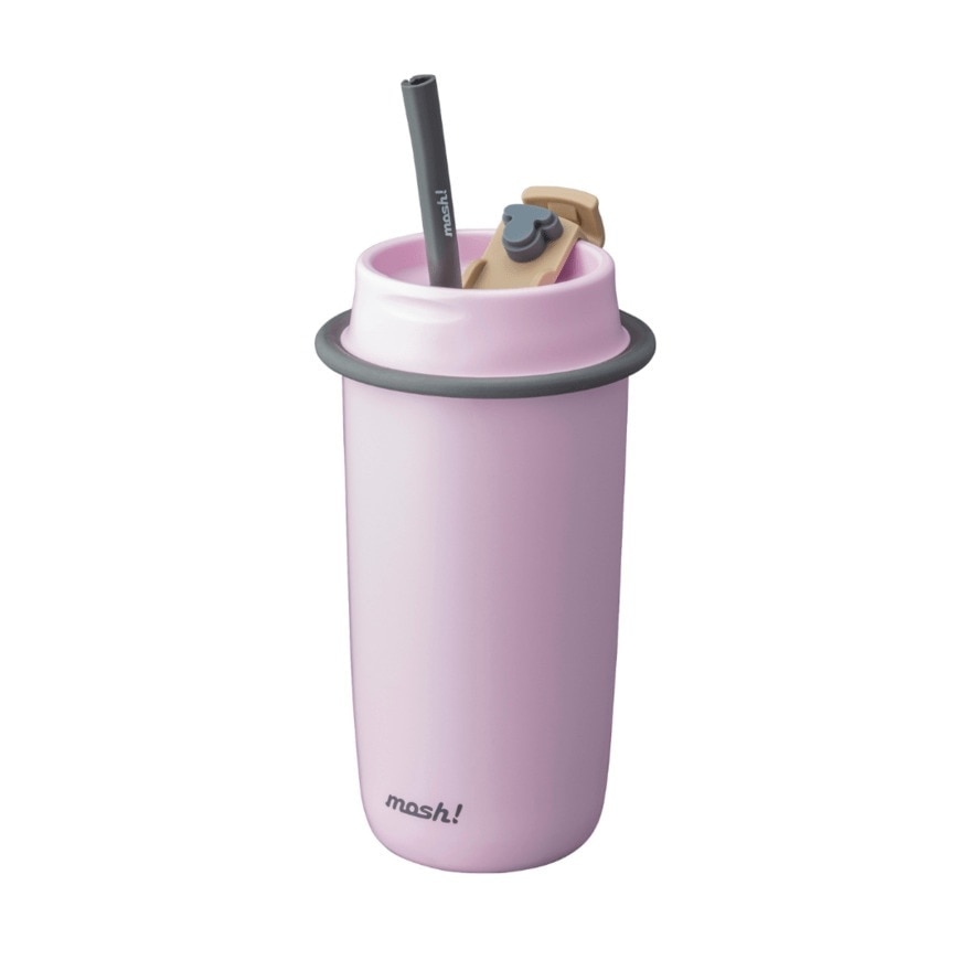 Latte Series Tumbler With Straw Lavender 480ml