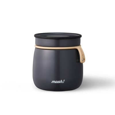 MOSH Latte Food Pot Black 480ml