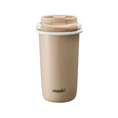 MOSH Latte Series Tumbler With Straw Mocha 480ml