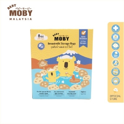 BABY MOBY Breastmilk Storage Bags 8oz