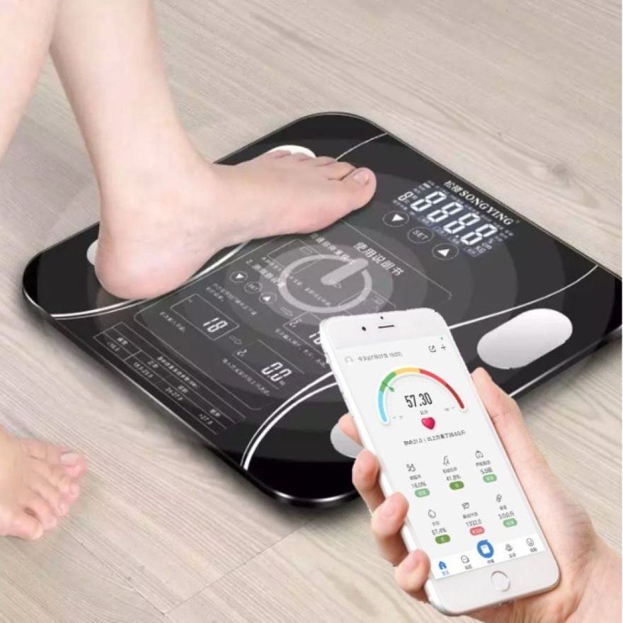 80in1 Smart Body Fat Analyser Weighing Device