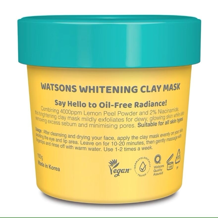 Whitening Clay Jar Mask 100g