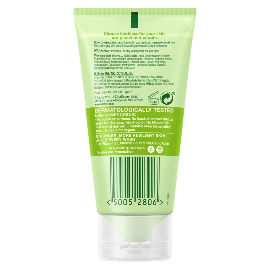 Kind to Skin Refreshing Facial Wash Gel 50ml