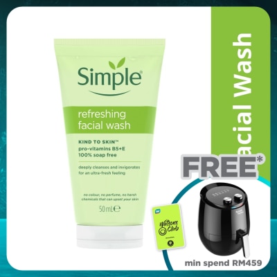 SIMPLE Kind to Skin Refreshing Facial Wash Gel 50ml