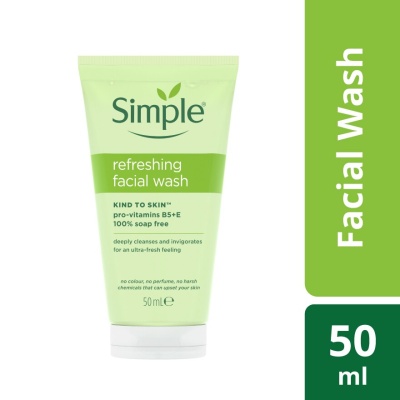 SIMPLE - Kind to Skin Refreshing Facial Wash Gel 50ml