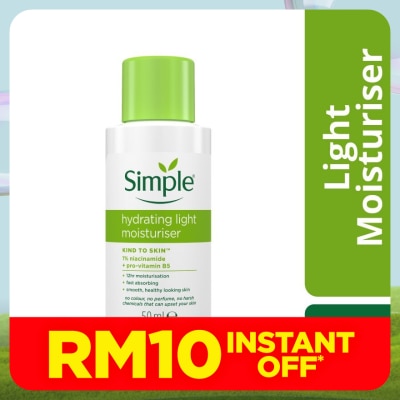 SIMPLE Kind to Skin Hydrating Light Moisturiser 50ml