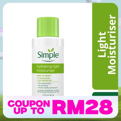 SIMPLE Kind to Skin Hydrating Light Moisturiser 50ml