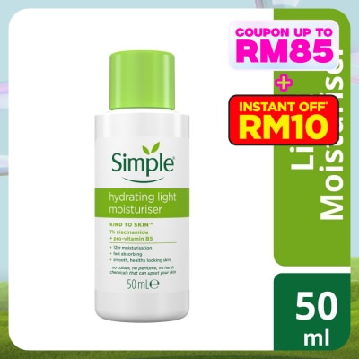 SIMPLE Kind to Skin Hydrating Light Moisturiser 50ml