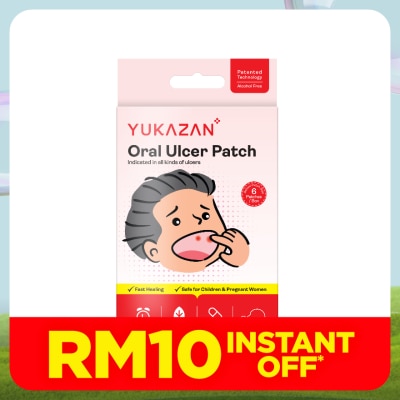 YUKA ZAN Yukazan Oral Ulcer Patch 6's